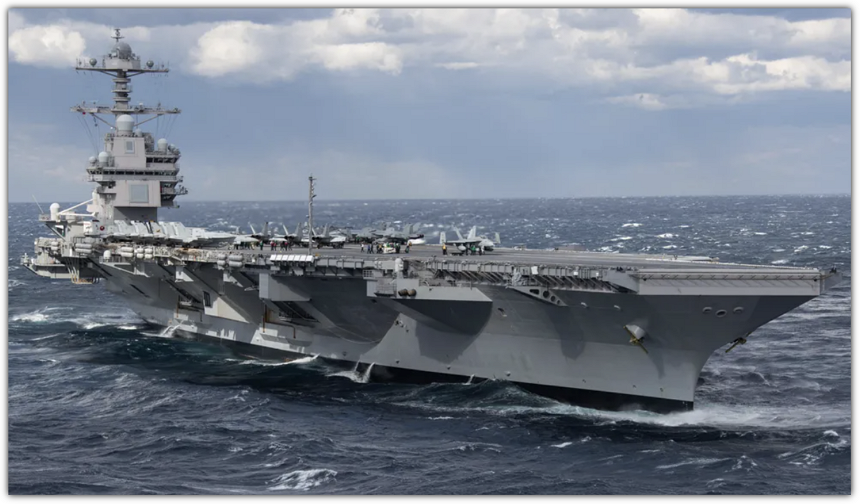 미국의 핵추진 항공모함 제럴드 R. 포드