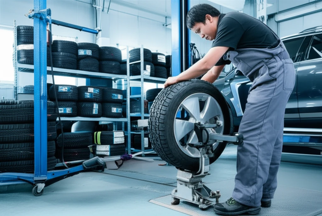 아이오닉 5 윈터타이어 교체 비용 절..