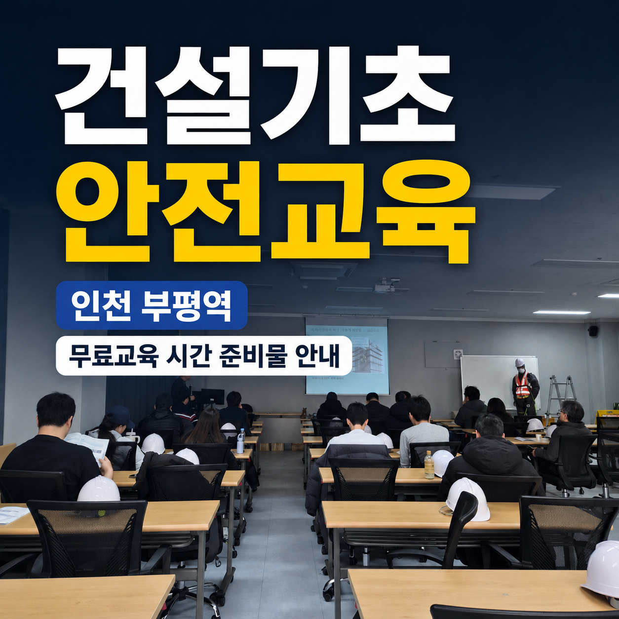 건설기초안전교육 이수증 발급 전 꼭 알아야 할 준비물과 교육일정