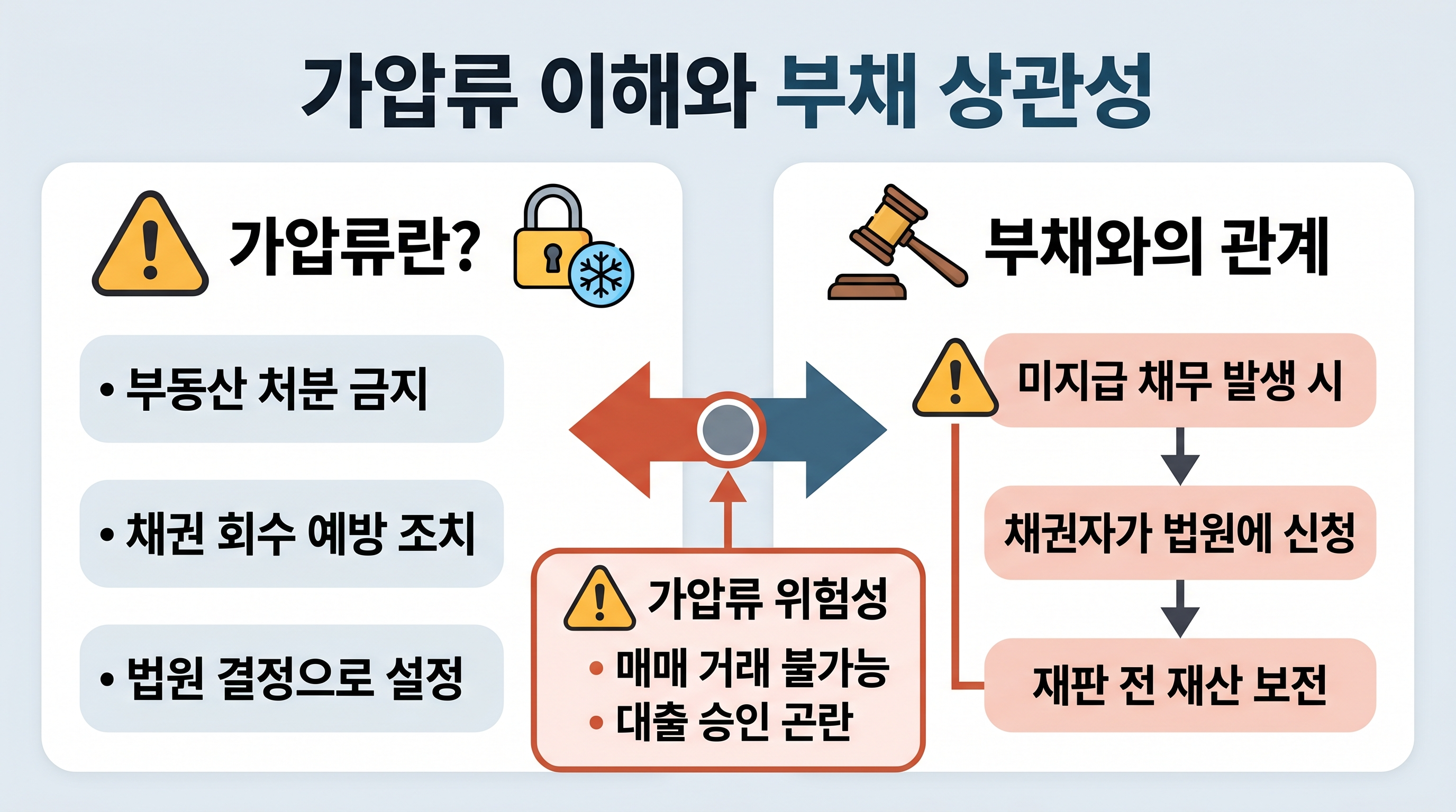 가압류에 대한 이해와 부채와의 상관성