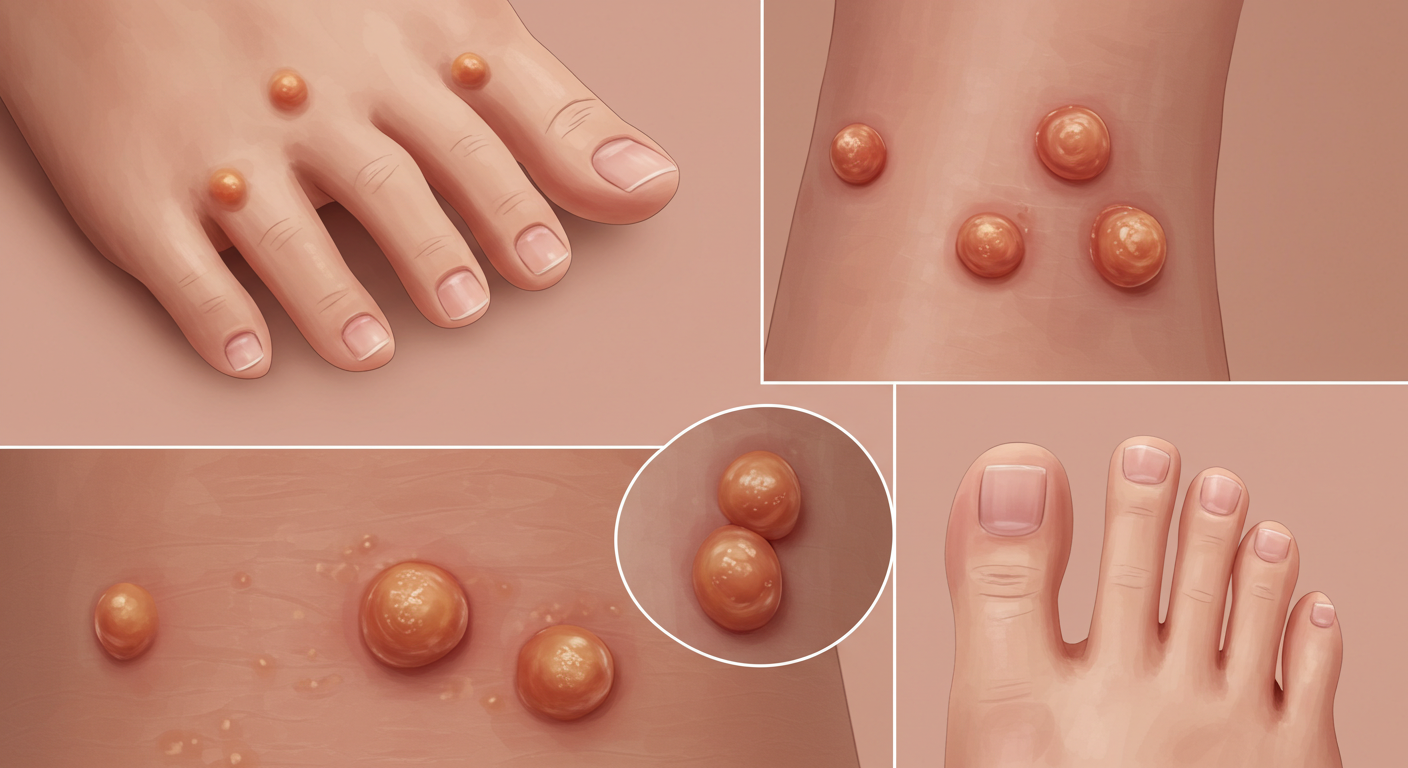 피부사마귀에 관한 사진