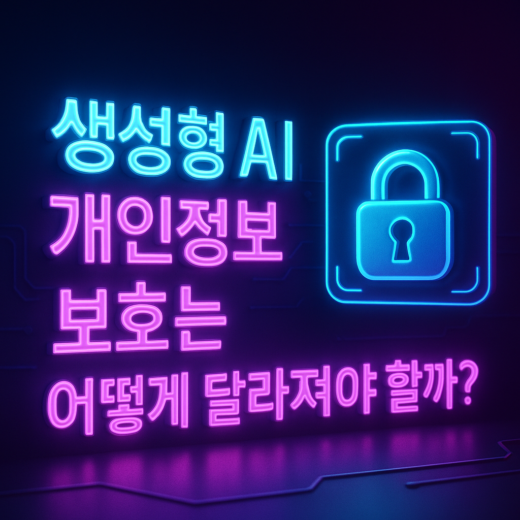 생성형 AI 시대, 개인정보 보호는 어떻게 달라져야 할까?