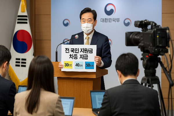 전국민 지원금 차등 지급… 최대 50만원까지 받는 방법은?