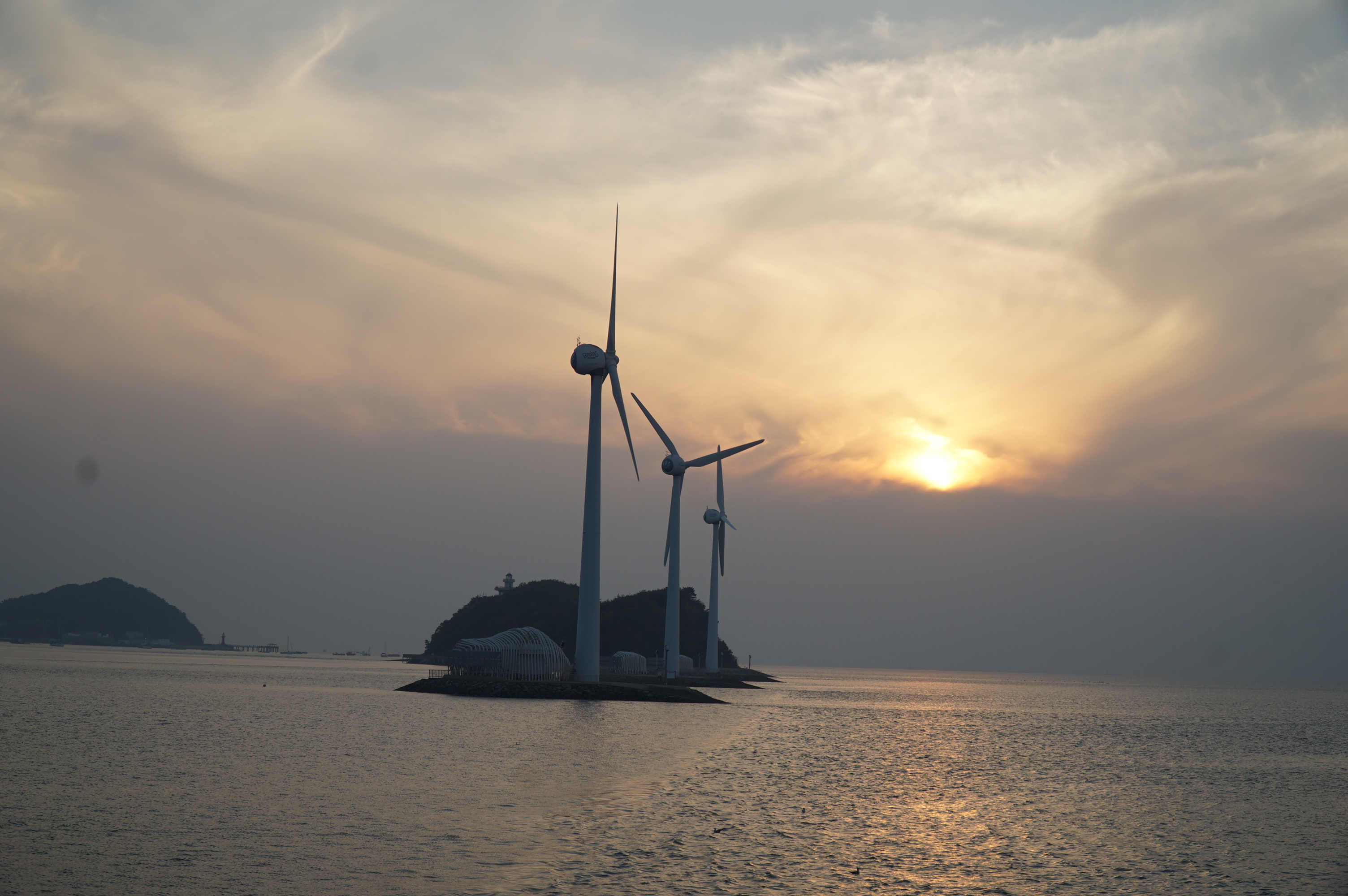 탄도항 아름다운 일몰