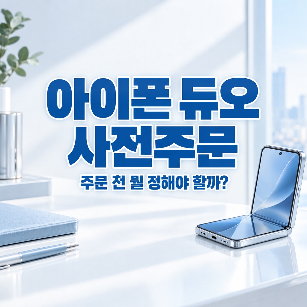 아이폰 듀오 사전주문 전 꼭 정할 것, 용량부터 트레이드인까지