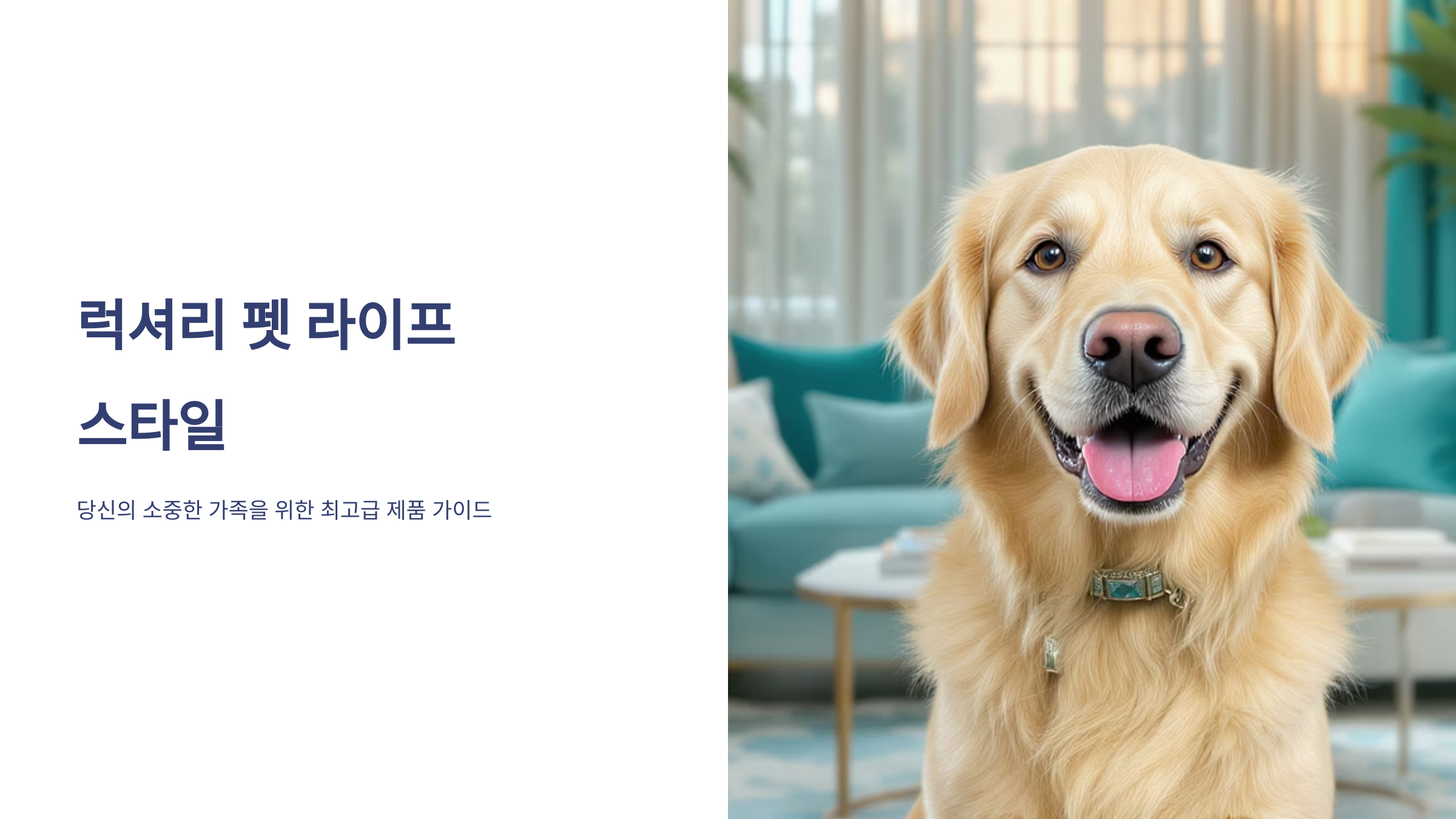 프리미엄 반려동물 용품 추천 리스트