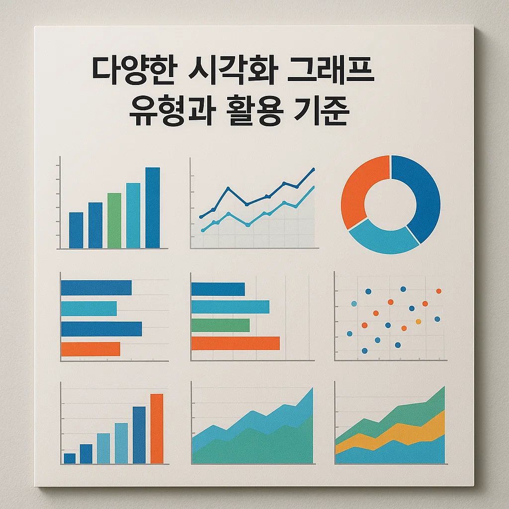 다양한 시각화 그래프 유형과 활용 기준