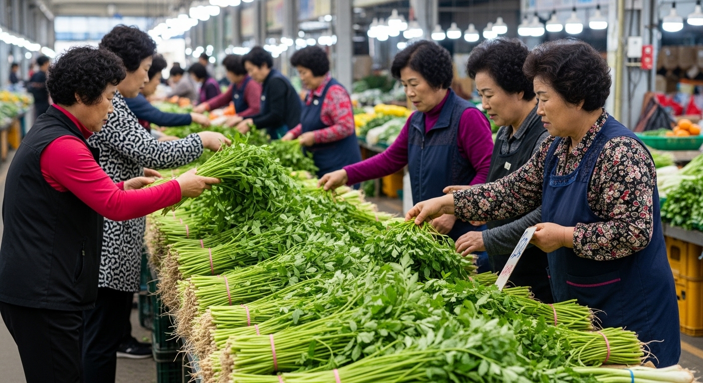 10월 제철음식 미나리