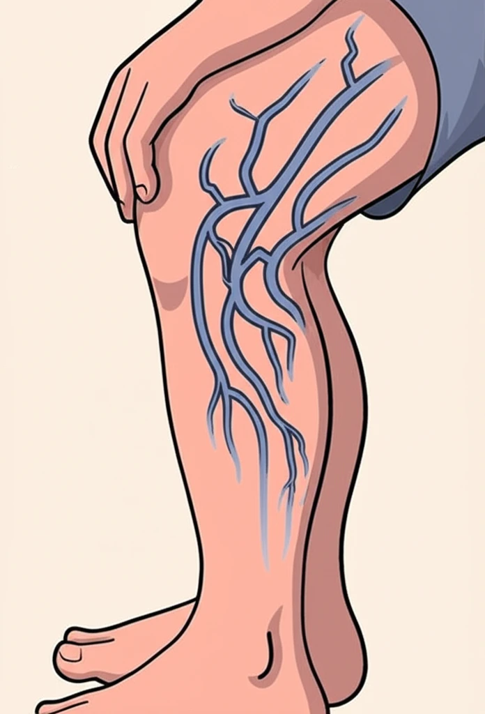 다리 붓기, 혹시 정맥류? 원인과 해