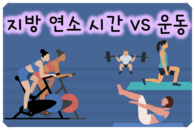 지방 연소 시간 vs 운동