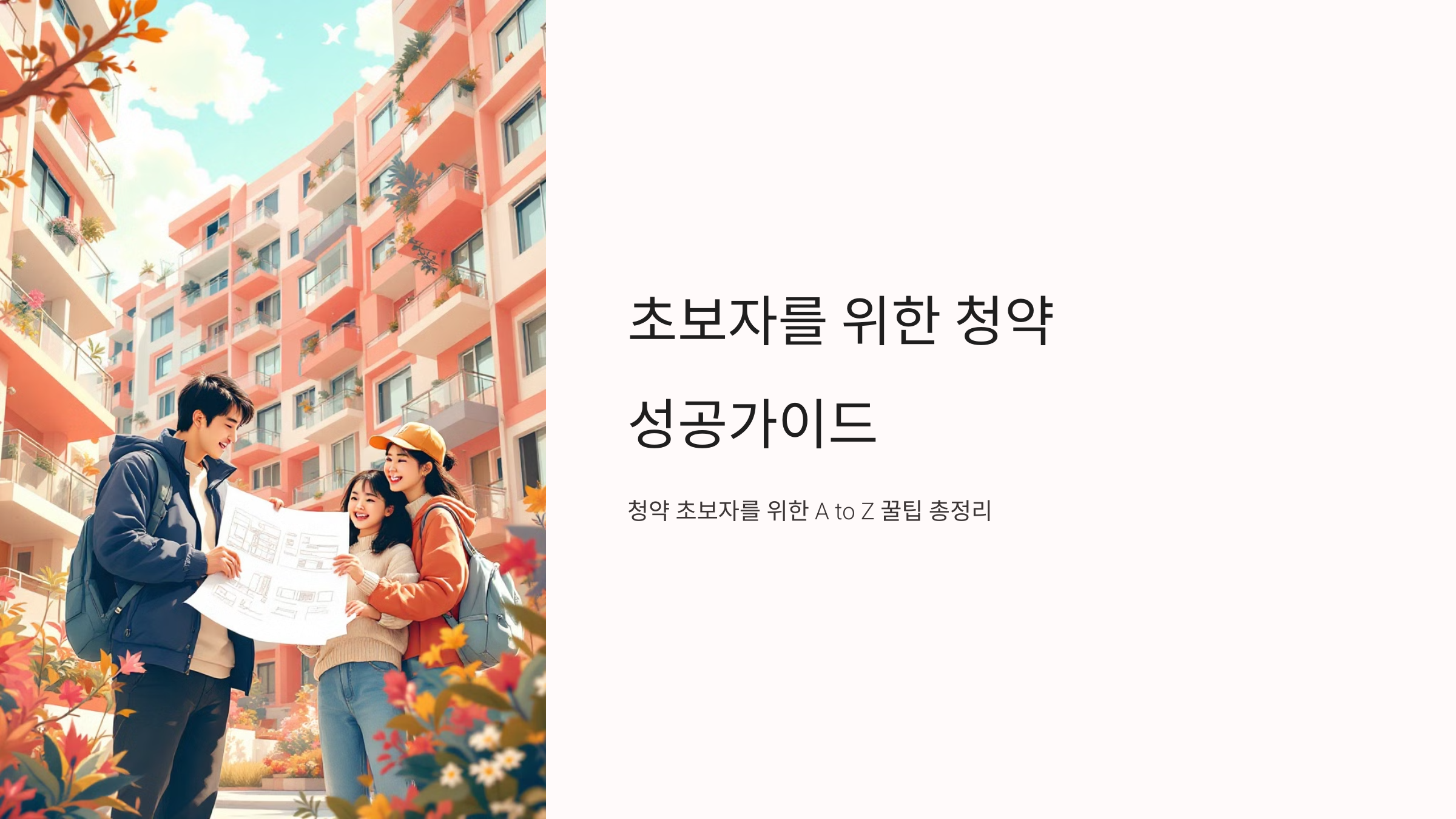 초보를 위한 청약성공가이드:실수없이 도전하는 꿀팁 총정리