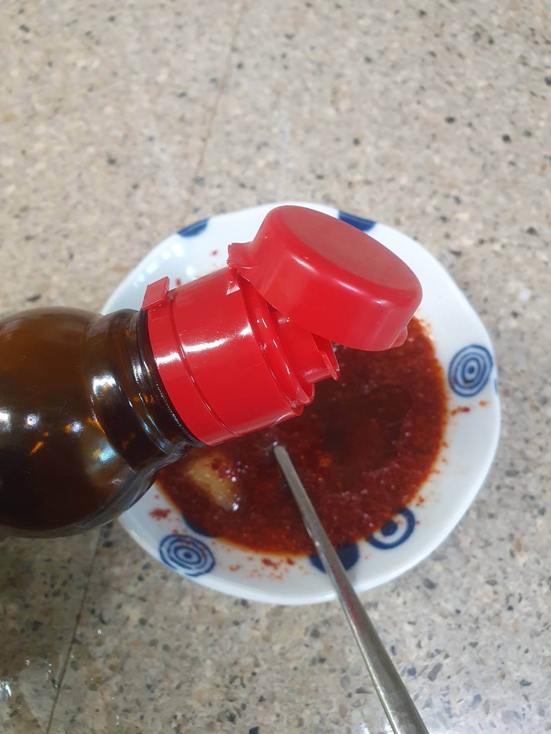 양념 꽃게 무침