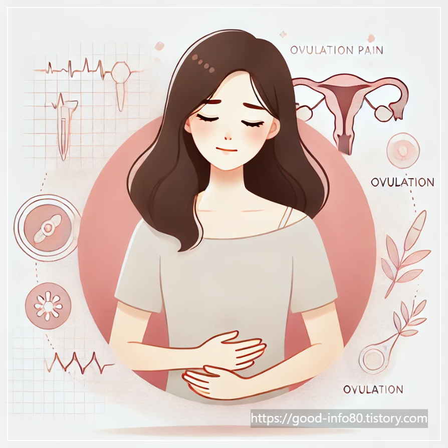 배란통을 겪는 여성
