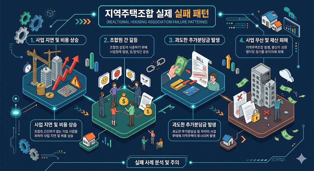 지역주택조합 토지 확보 실패 6가지 이유 ㅣ 자금 문제일까?