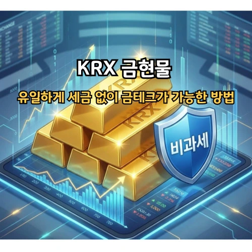 KRX 금현물 ❘ 세금 없이 금테크 하기: 2025년 자산 관리 필승법