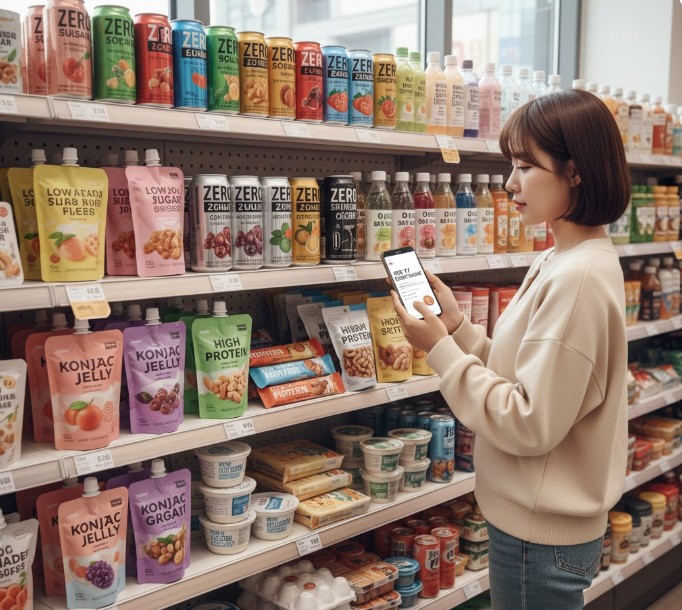 편의점 저당 간식