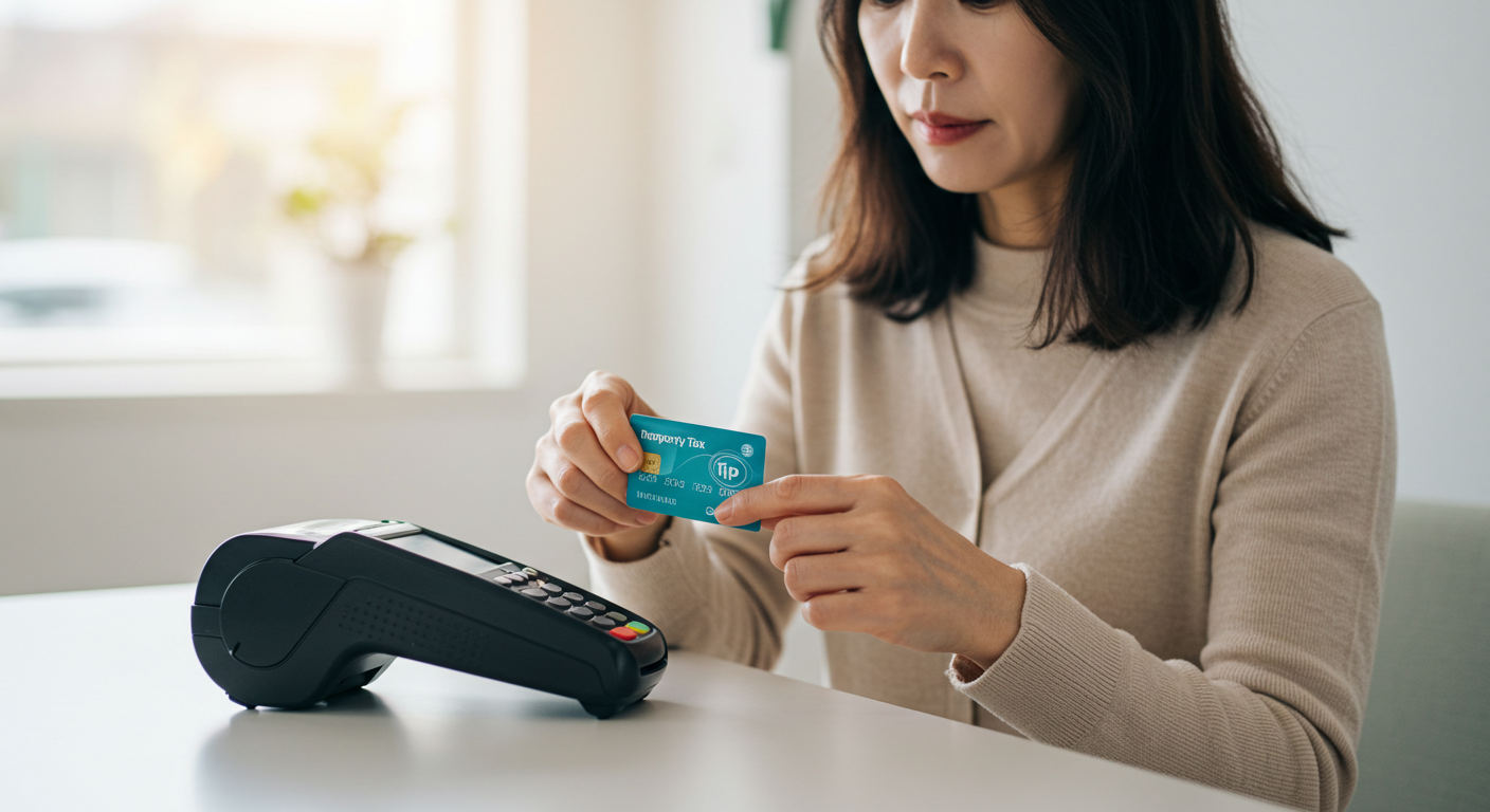 재산세 카드 납부 체크카드