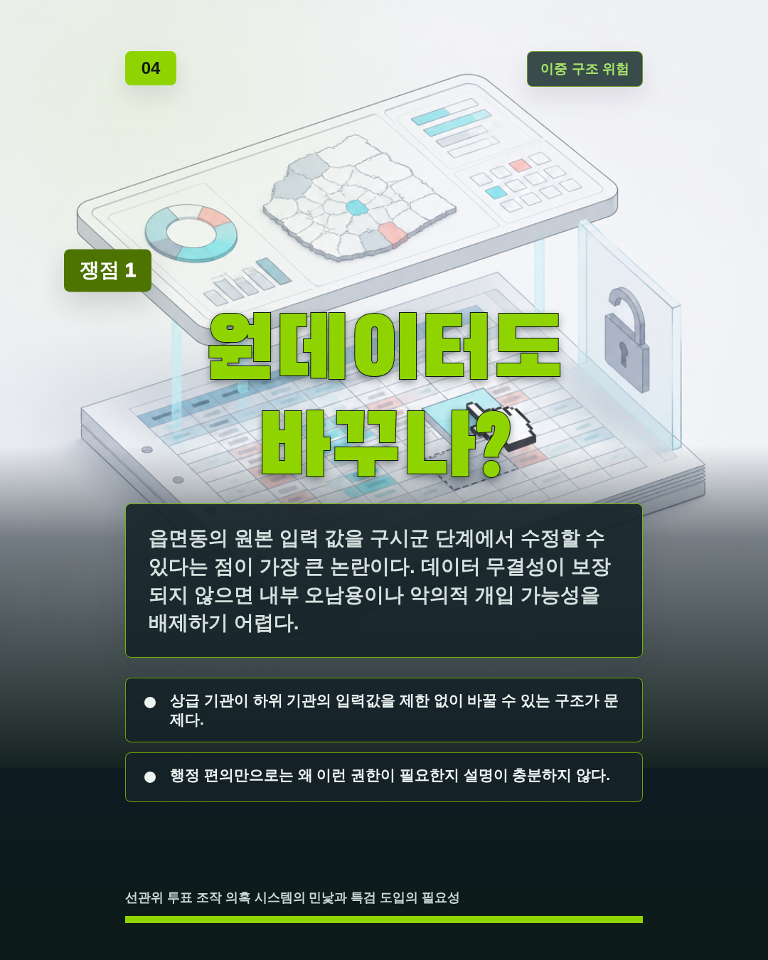 원데이터도 바꾸나?