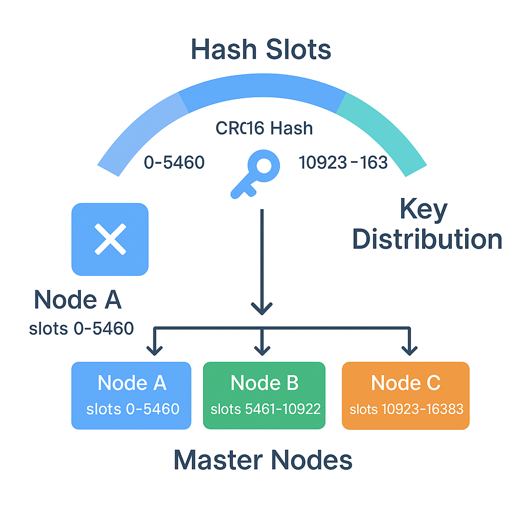 Redis Cluster 해시 슬롯 분산 구조