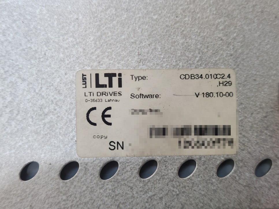 루스트(LUST) 서보드라이버 CDB34.010C2.4 알람 발생, 동작불능 수리 완료