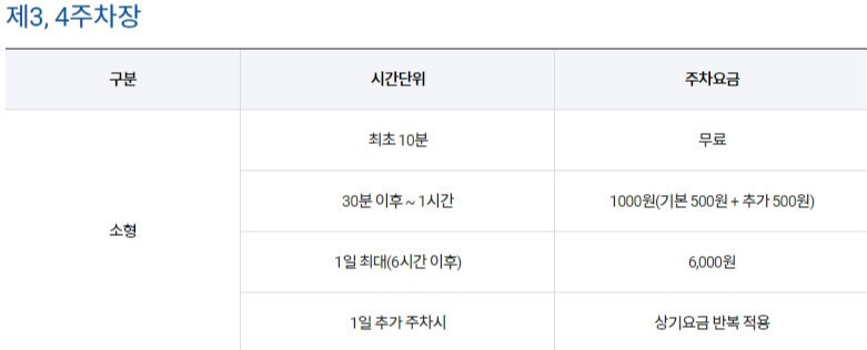 청주공항 주차예약