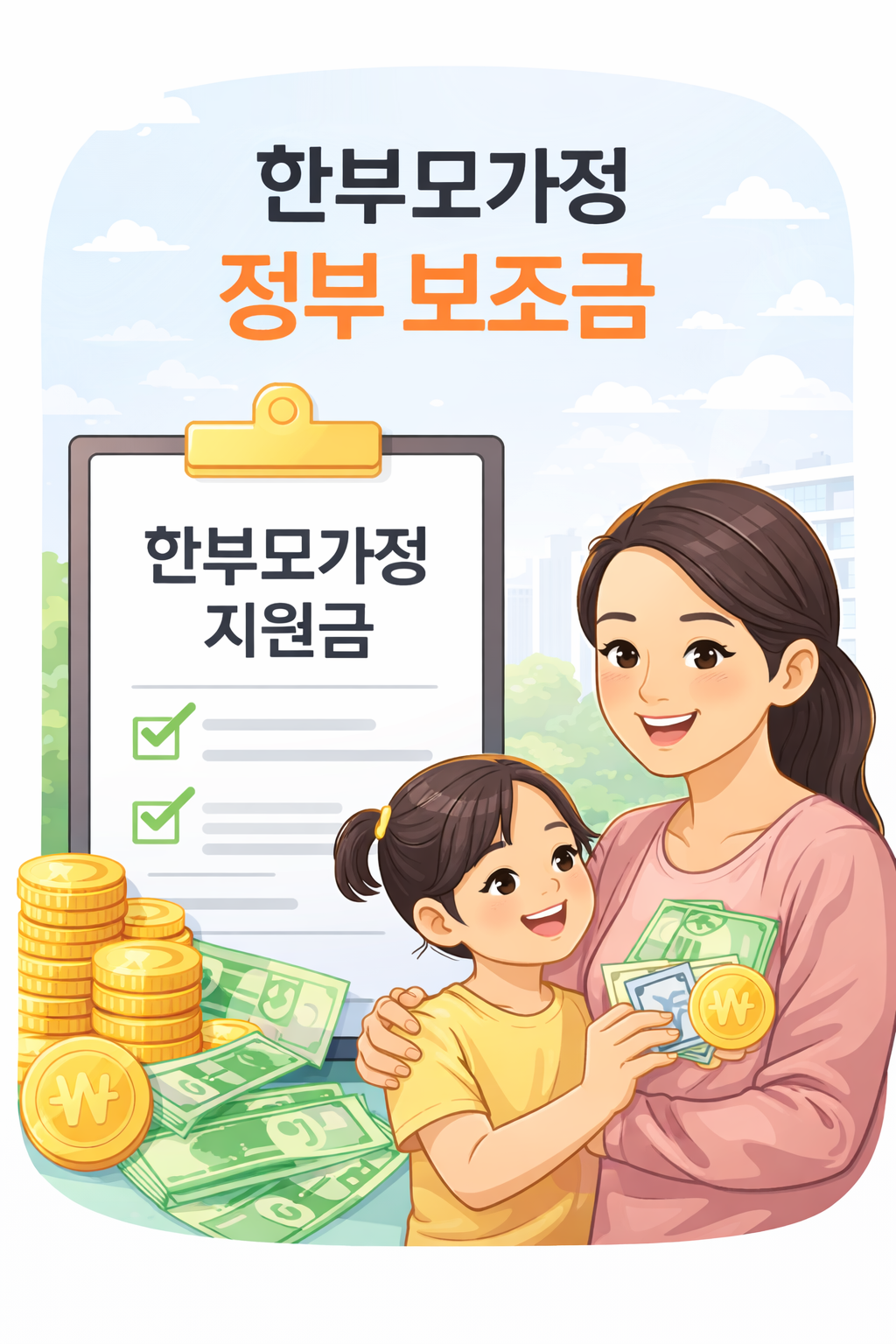2026 한부모 가정 지원 지원 정책