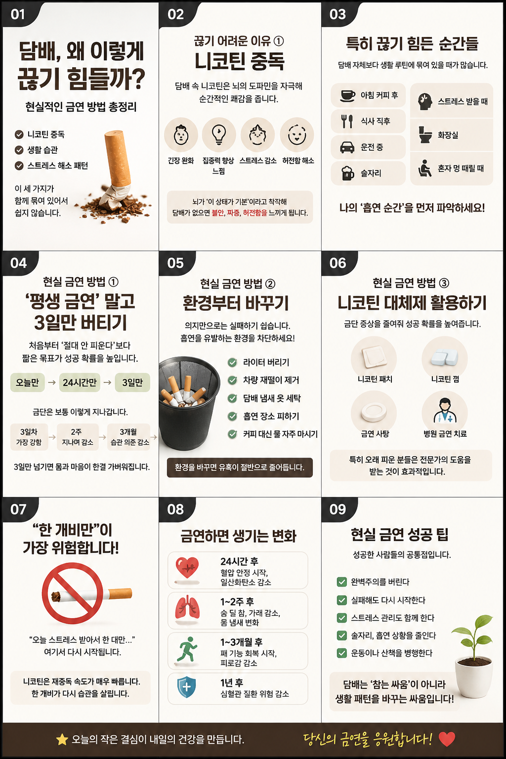 금연 카드 뉴스