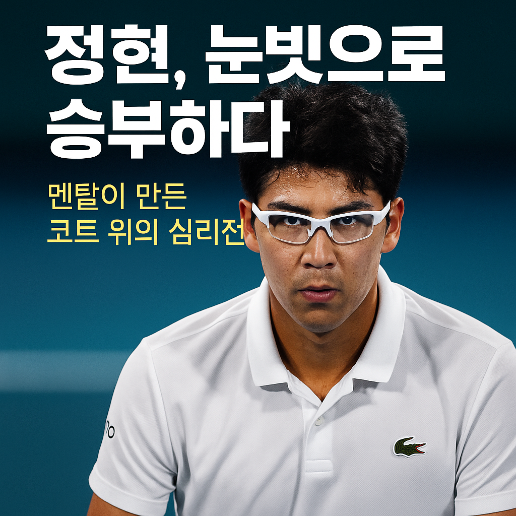 "호주오픈 4강신화 정현, 그의 '아이스맨' 별명 뒤에 숨겨진 강철멘탈의 비밀"