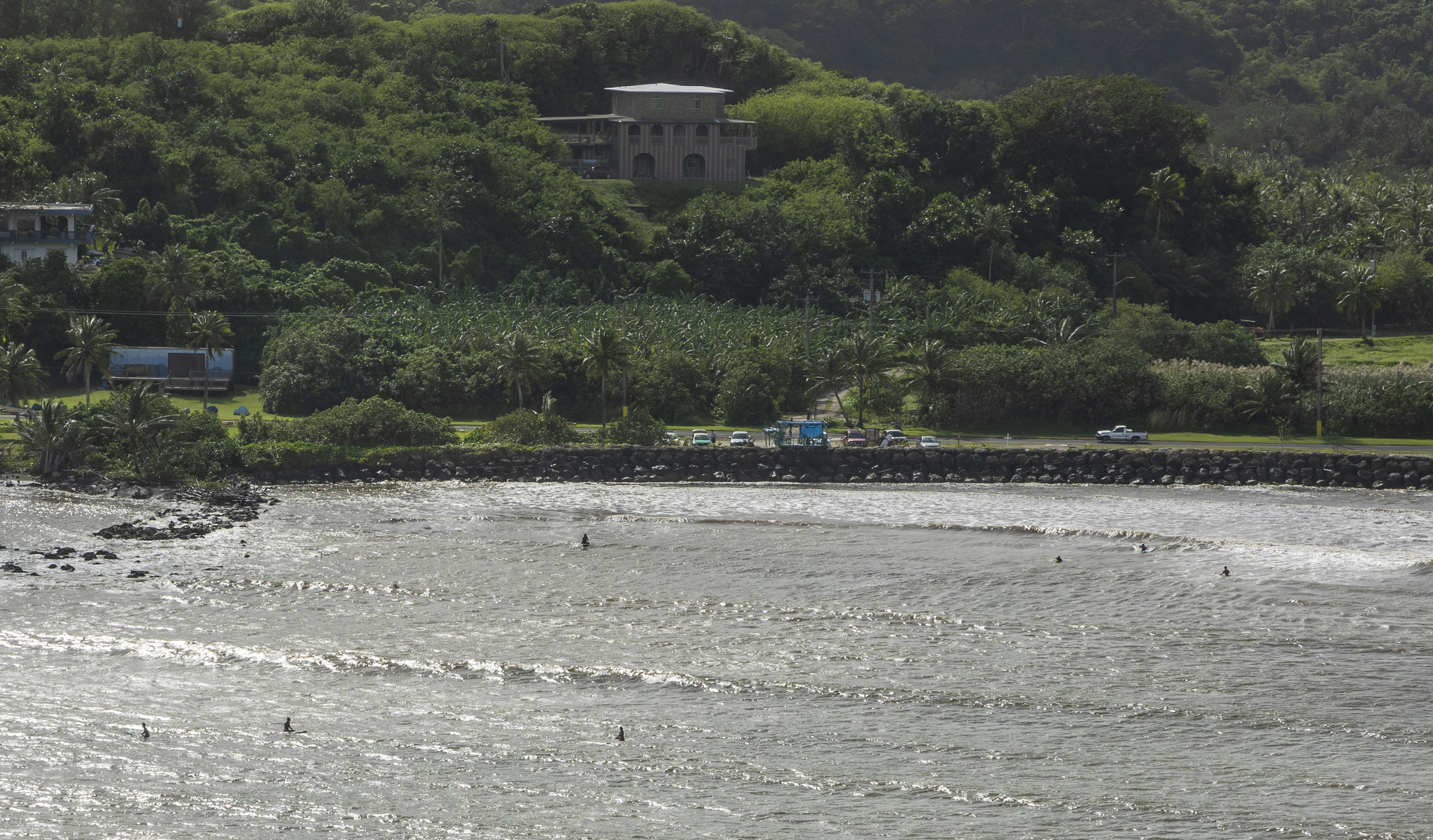 괌 서핑 스팟 탈로포포 블랙샌드 비치