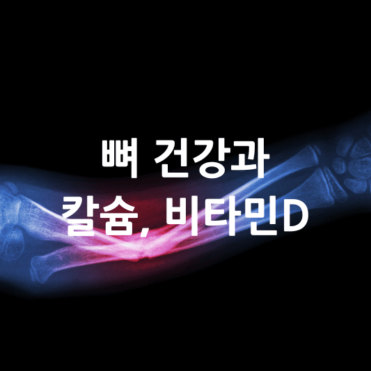 뼈건강 칼슘 비타민D