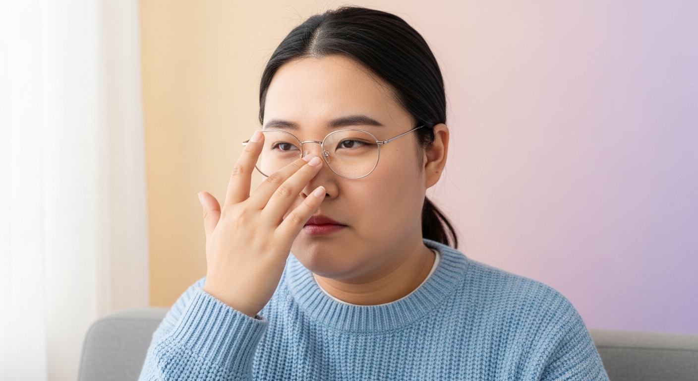 안경 어지러움, 새안경 적응기간, 좌우 시력차이