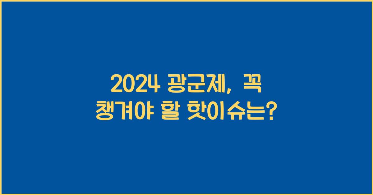 2024 광군제