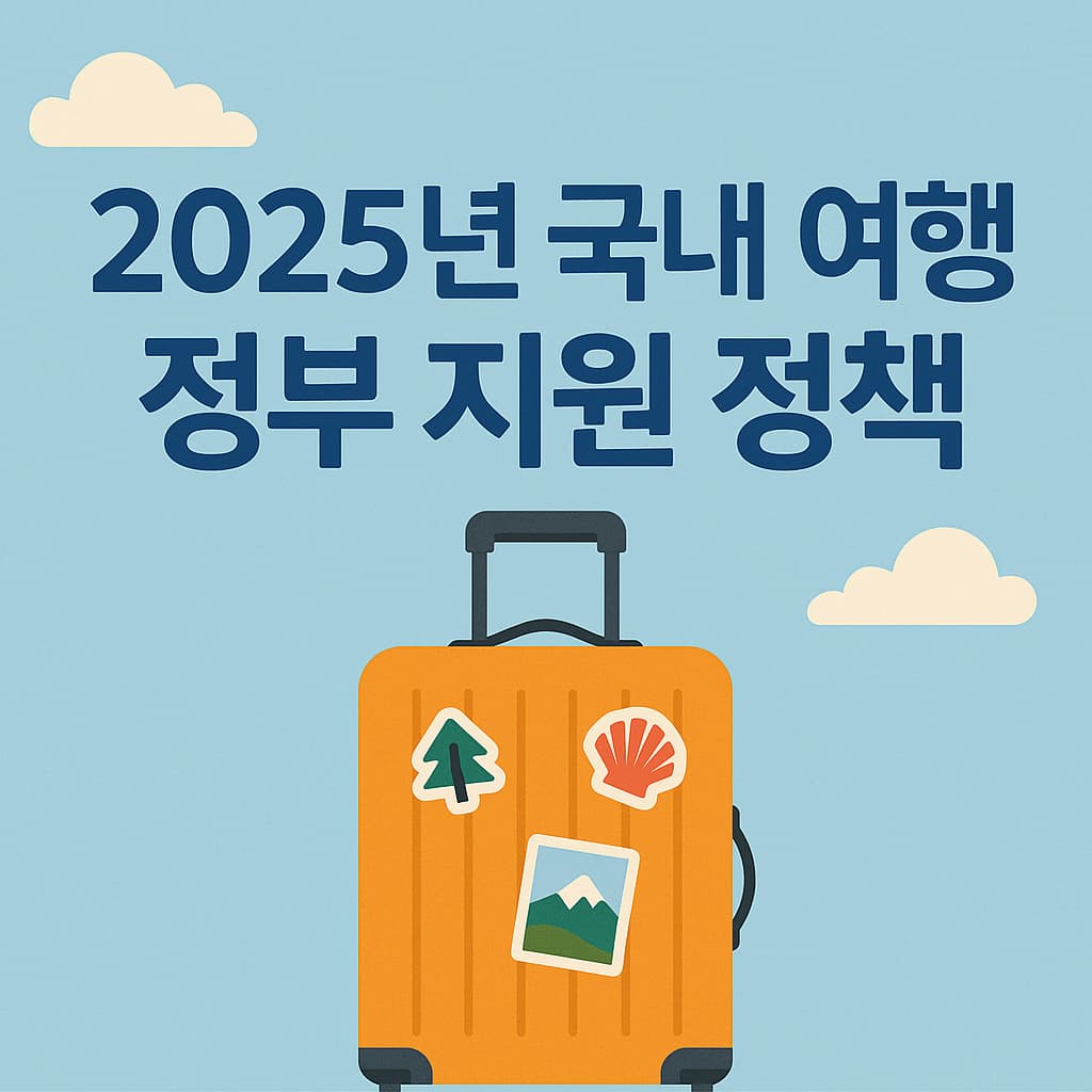 여행고민 끝! 정부가 쏜다, 2025 국내여행 할인정책 요약