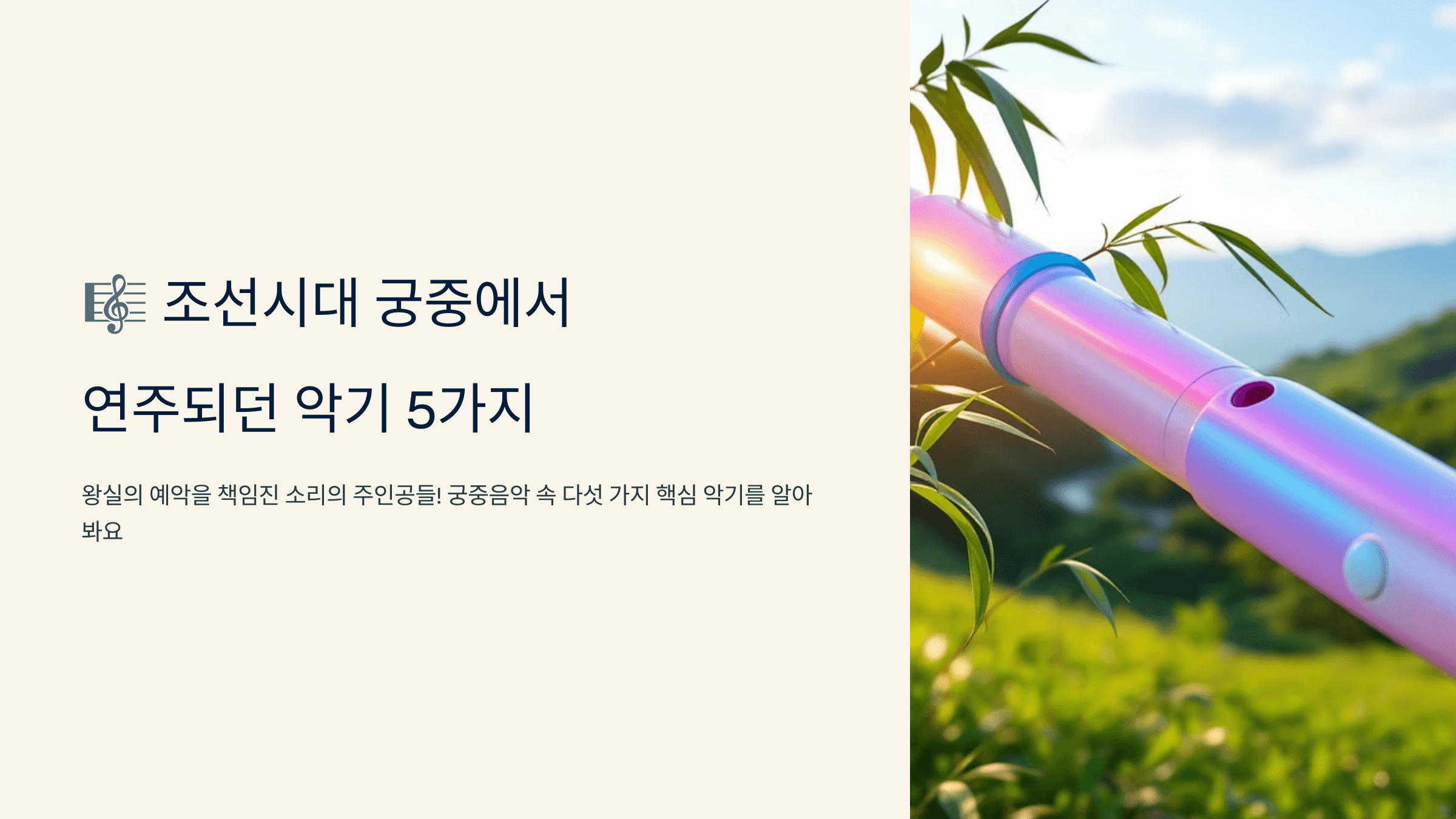 악기 사진입니다.