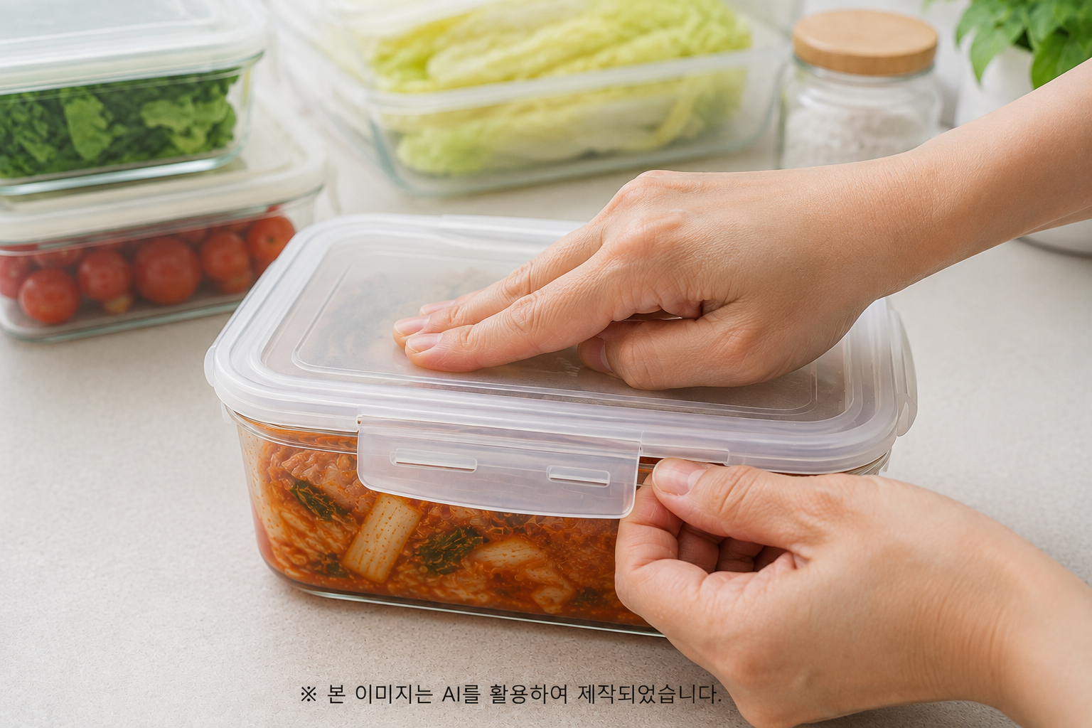 밀폐용기 뚜껑이 잘 열리지 않는 이유와 쉽게 여는 원리