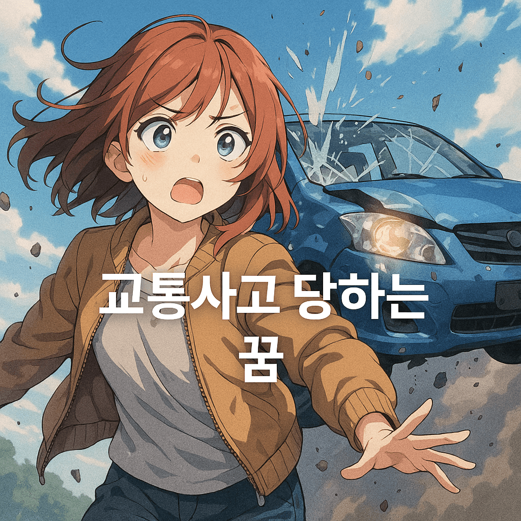 교통사고 당하는 꿈 해몽