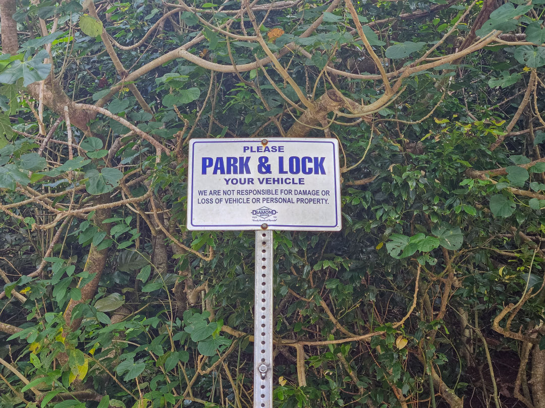 누우아누팔리 전망대 절도범 주의