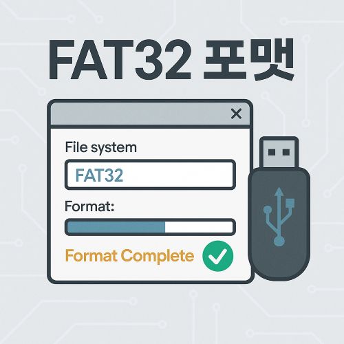 FAT32로 포맷 섬네일