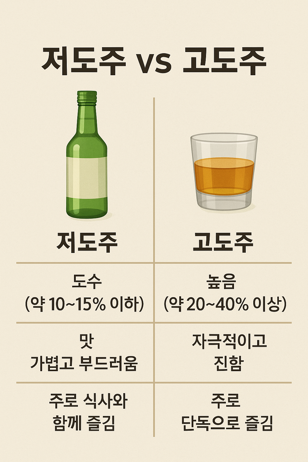 저도주와고도주비교