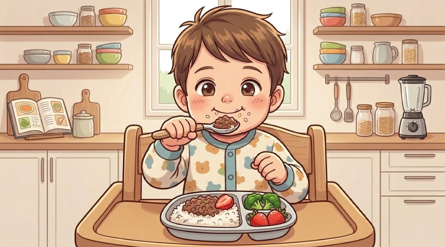 돌아기 자기주도 유아식 시작, 숟가락을 자꾸 던지는 이유와 부모가 먼저 바꿔야 할 것