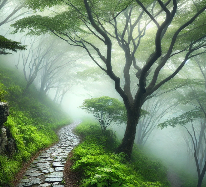 계양산의 자연경관 사진