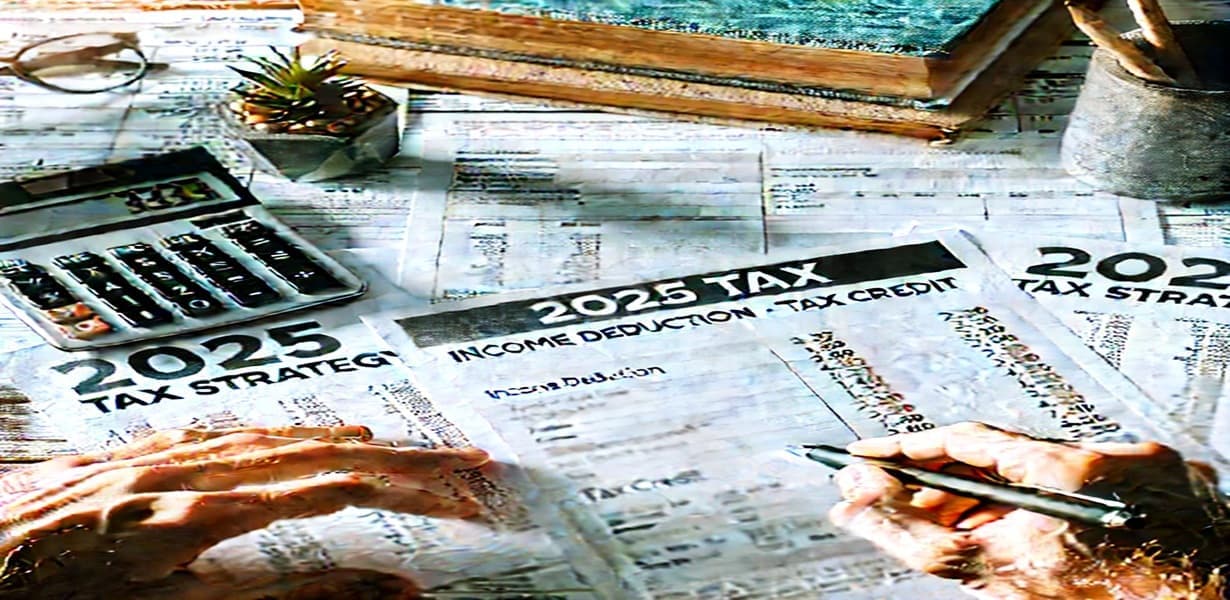 2025년 세테크 전략을 위한 소득공제와 세액공제 계산 이미지