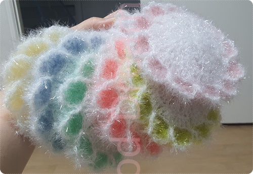 해바라기 평면수세미