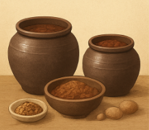 궁중에서 사용된 자연 발효 조미료 관련 사진