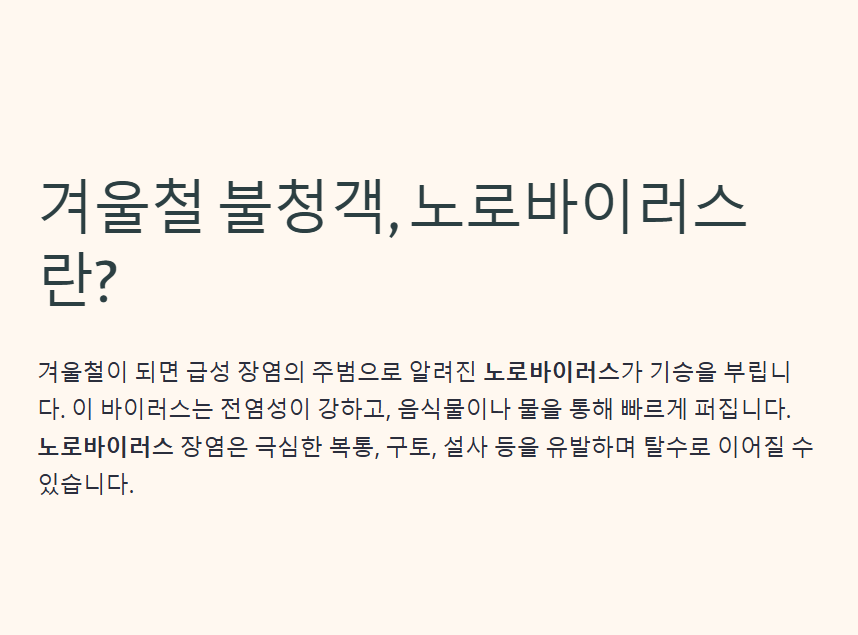 노로바이러스