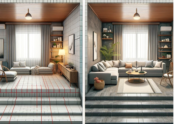 1200각(1200x1200mm) 대형타일이 인기를 끄는 이유