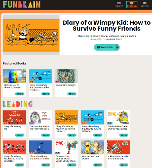 영어동화책 사이트 메인