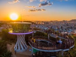 대구 앞산 해넘이 전망대