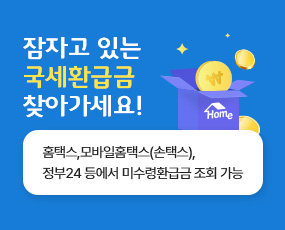 국세환급금 조회