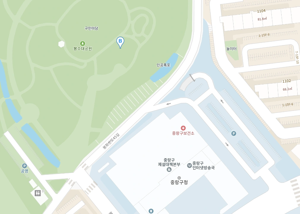 신내공원 물놀이장 위치